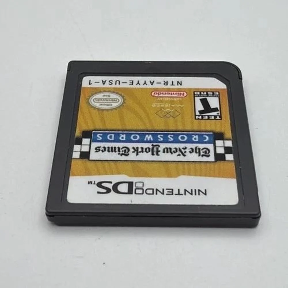 The New York Times Crosswords Nintendo DS Game Cartridge NTR-AYYE-USA-1‎